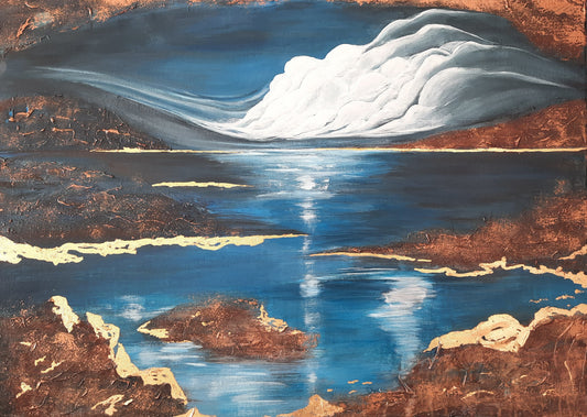 Veiled Serenity By The Infinite Lake