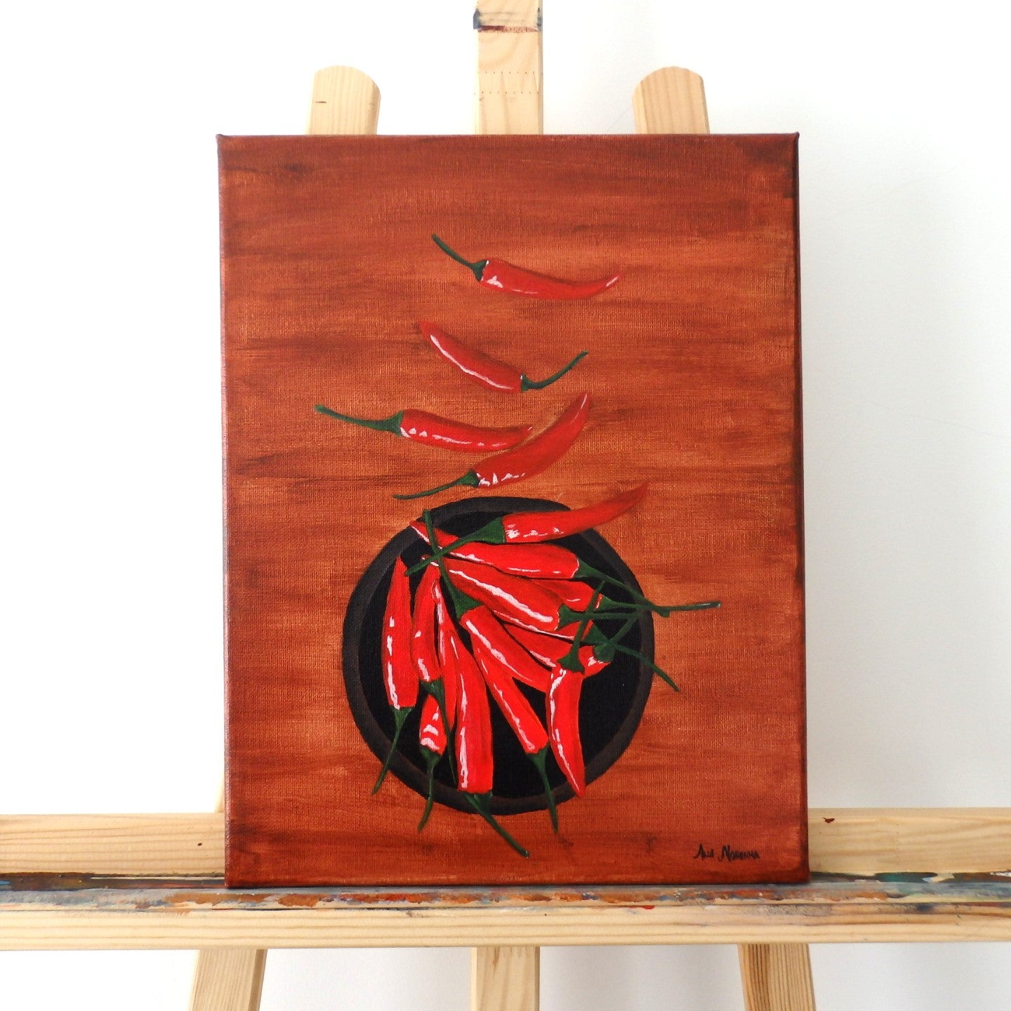 Peppers on Plate