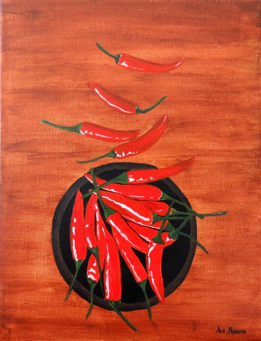 Peppers on Plate