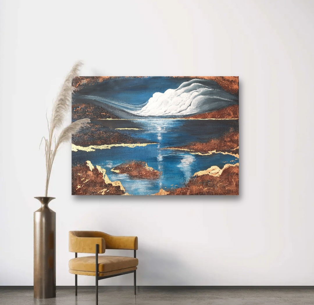 Veiled Serenity By The Infinite Lake