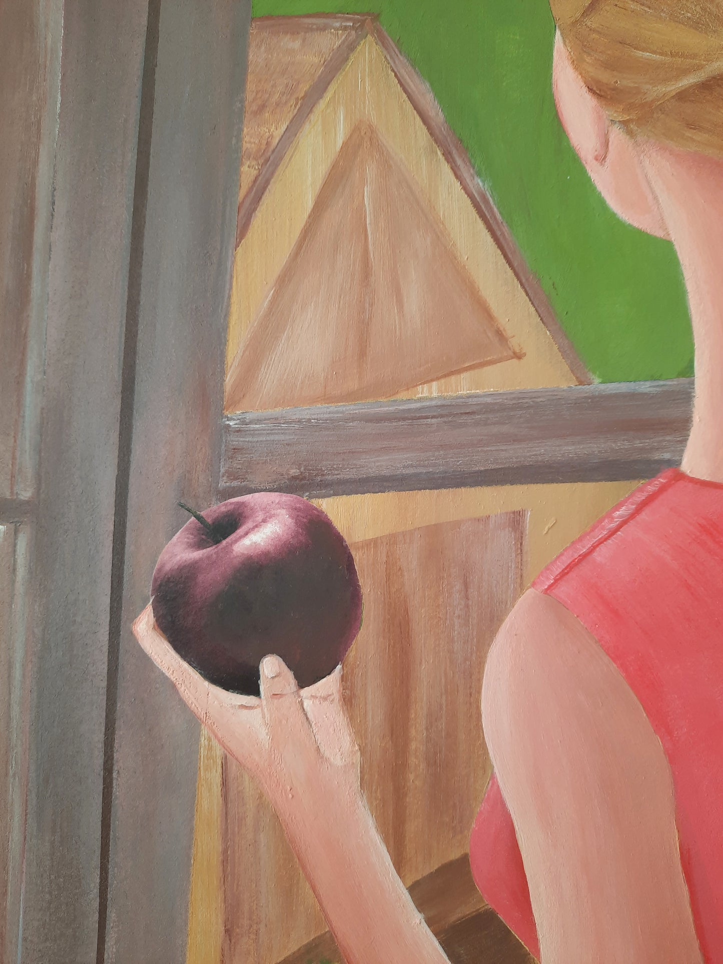 Waiting Is My Favorite Colour - Original Acrylic Painting