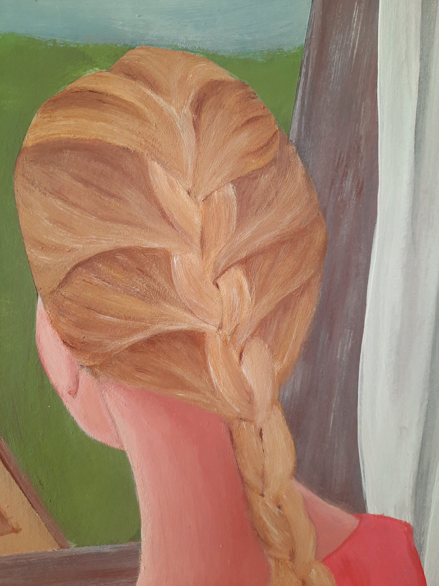 Waiting Is My Favorite Colour - Original Acrylic Painting
