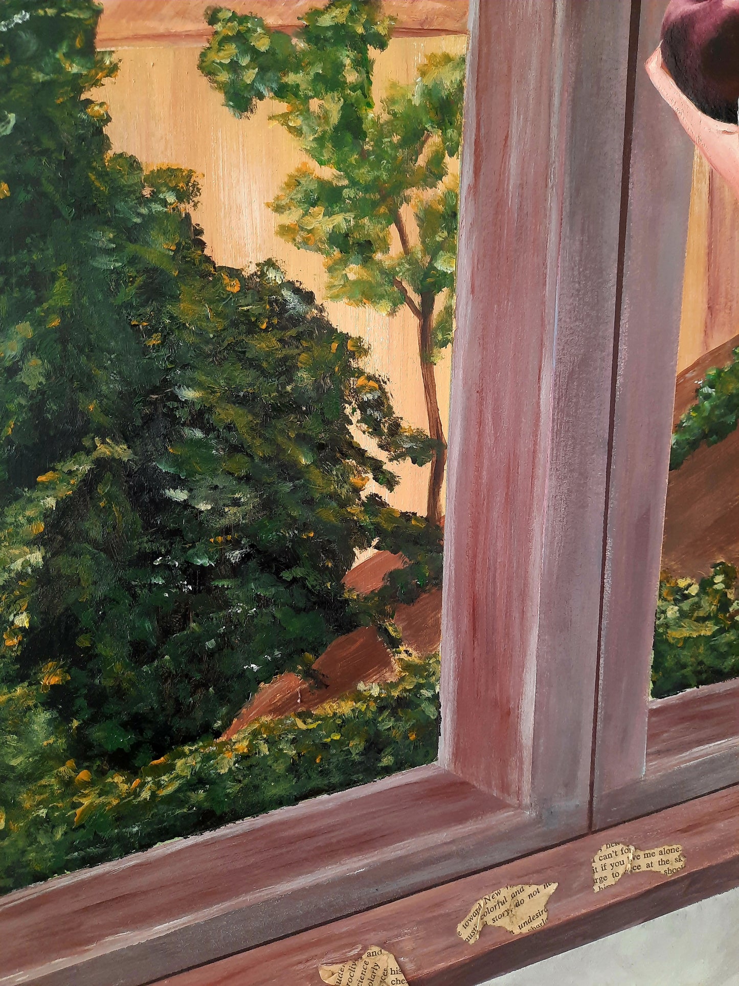 Waiting Is My Favorite Colour - Original Acrylic Painting