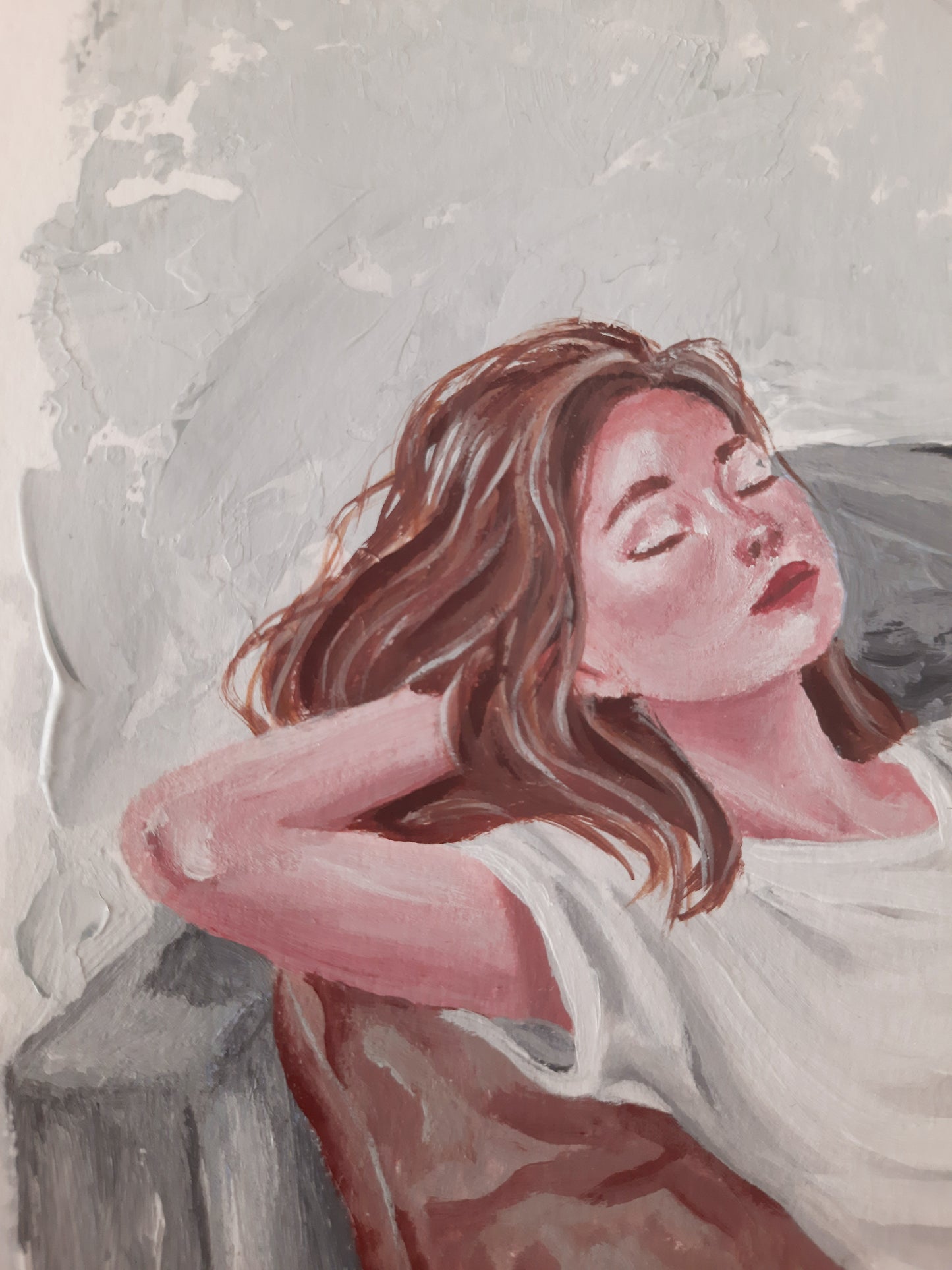 Nothing Urgent - Original Acrylic Painting