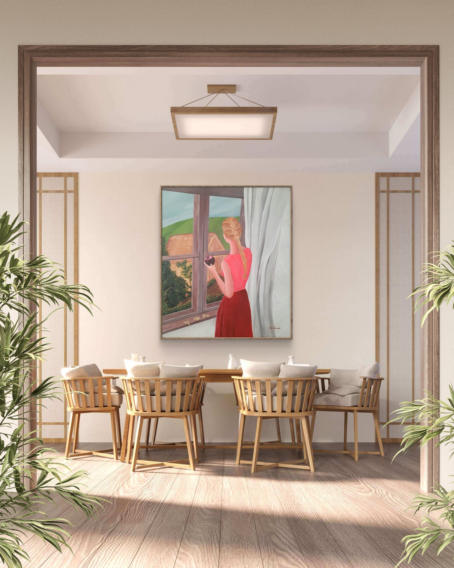 Waiting Is My Favorite Colour - Original Acrylic Painting