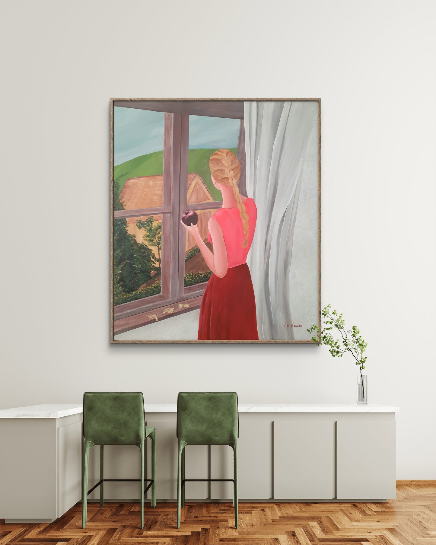 Waiting Is My Favorite Colour - Original Acrylic Painting