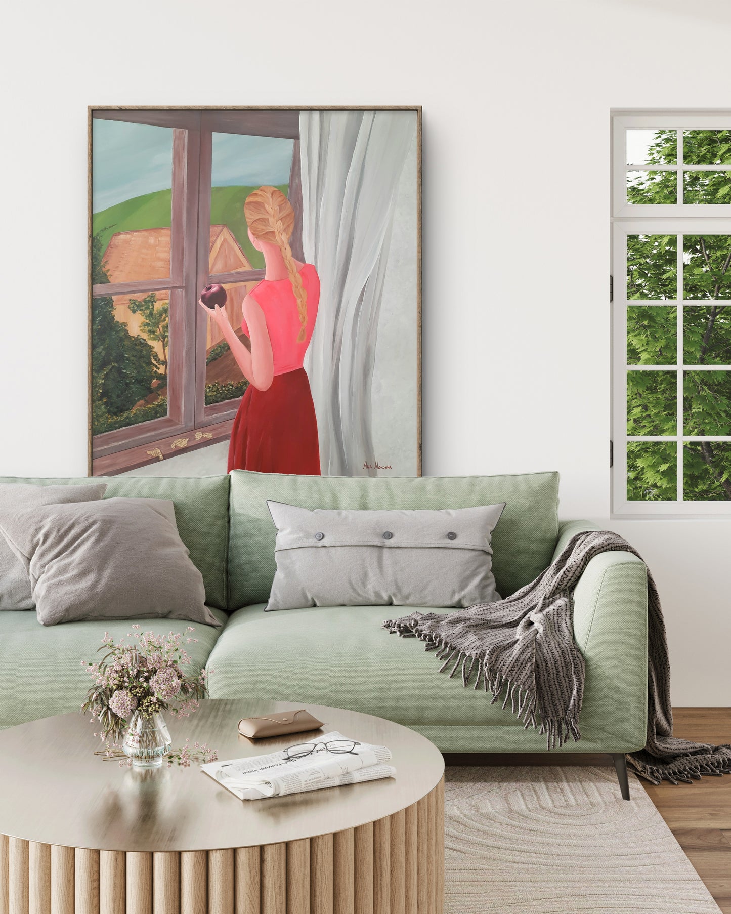 Waiting Is My Favorite Colour - Original Acrylic Painting